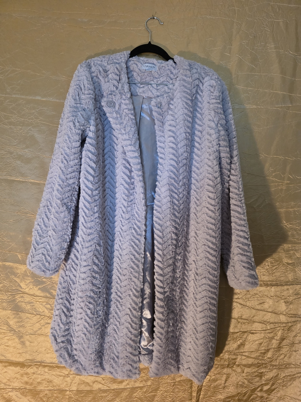 Charter Club Light Lavender Plush Open-Front Cardigan